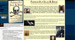 Desktop Screenshot of fleshingoutskullandbones.com